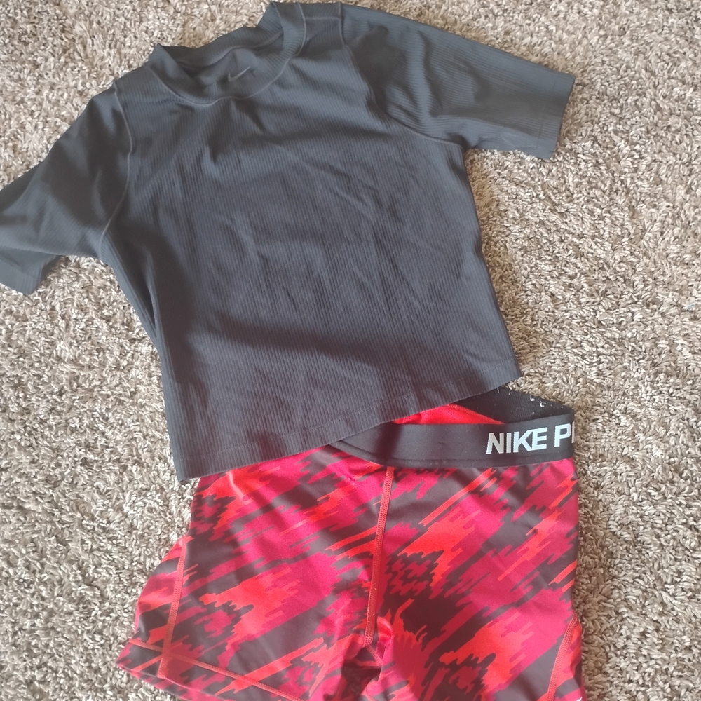 Nike Gray Dri-FIT Top